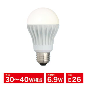 LEDdbbȃGlbe26b6.9WbFb30`40W̖邳bi40000hb6500Kb470[b26bOHd@bleddbLDA7D-H