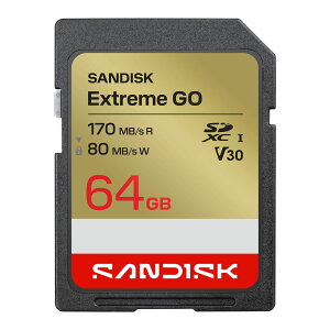 SD�J�[�h Extreme GO SDXC UHS1(U3) Class10 64GB SanDisk �T���f�B�X�N SDSDXGN-064G-GNCIN�y�l�R�|�X�֔z������4���܂Łz