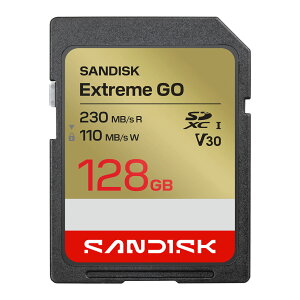 SD�J�[�h Extreme GO SDXC UHS1(U3) Class10 128GB SanDisk �T���f�B�X�N SDSDXGN-128G-GNCIN�y�l�R�|�X�֔z������3���܂Łz