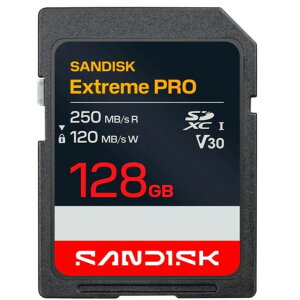 SD�J�[�h Extreme PRO 128GB �����ǂݍ��� �ϏՌ� �h�� SDXC UHS-I V30 U3 4K�Ή� SanDisk �T���f�B�X�N SDSDXXJ-128G-GSCIN�y�l�R�|�X�֔z������2���܂Łz