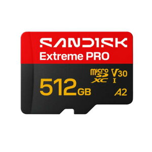 microSD Extreme PRO �����ǂݍ��� �ϏՌ� �h�� 5K����Ή� SanDisk SDSQXCJ-512G-GS6MA�y�l�R�|�X�֔z������1���܂Łz