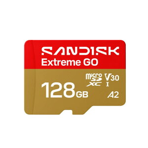 microSD�J�[�h Extreme GO 128GB UHS-I V30 Class10 SanDisk �T���f�B�X�N SDSQXGN-128G-GN6MN�y�l�R�|�X�֔z������4���܂Łz