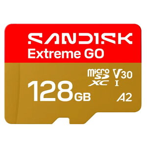 microSD�J�[�h Extreme GO 128GB UHS-I V30 Class10 SanDisk �T���f�B�X�N SDSQXGN-128G-GN6MN�y�l�R�|�X�֔z������10���܂Łz