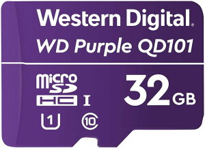 microSD�J�[�h WD Purple 32GB ���ϋv Class10 Western Digital �E�G�X�^���f�W�^�� WDD032G1P0C-85AEL0�y�l�R�|�X�֔z������12���܂Łz