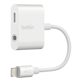 BELKIN ベルキン 3.5 mmヘッドホン、スピーカー、AUXケーブル(別称AUXコード) を接続、充電しながら音楽を楽しんだりハンズフリーで通話可能 3.5mm Audio + Charge [F8J212BTWHT]