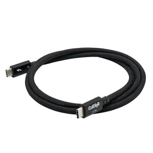 CalDigit Thunderbolt 5 Pro �ґg�P�[�u�� 1.0m �ő�120Gbps 240WPD�Ή� [TBT5-P10BB-240]