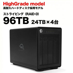 OWC ThunderBay 4 �n�C�O���[�hHDD �X�g���C�s���O���f�� 96TB [OWCTB3IV-96T-HG]