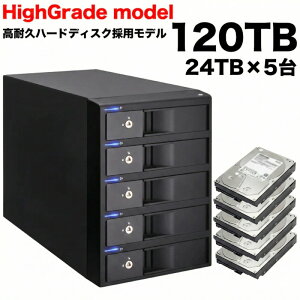 �ь�h Macbeth 5BayU32C RAID �n�C�O���[�h 120TB [RGH35M5BU32C-120T-HG]