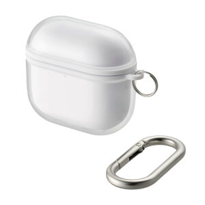 AirPods (��4����)�p MUBRAIN �\�t�g�P�[�X �G�A�o�b�O �z���C�g [AVA-AP06AIR2WH]