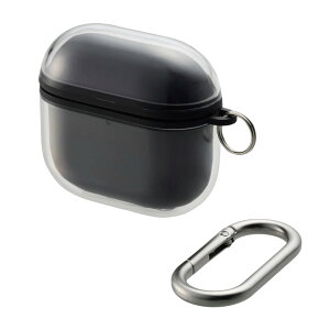 AirPods (��4����)�p MUBRAIN �\�t�g�P�[�X �G�A�o�b�O �u���b�N [AVA-AP06AIR2BK]