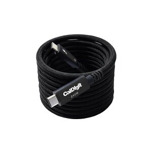 CalDigit Thunderbolt 5 Pro �ґg�P�[�u�� 2.0m �ő�120Gbps 240WPD�Ή� [TBT5-A20BB-240]