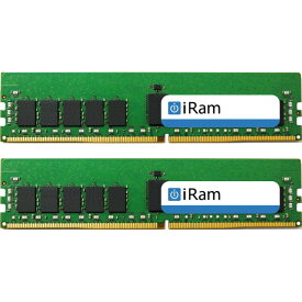 iRam 製 128GB DDR4 ECC 2933MHz LR-DIMM 64GB DIMM x 2 [288-2933-LR64Gx2-IR]