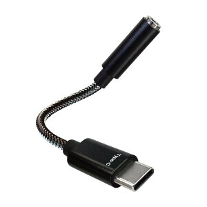 3.5mmXeI~j to USB Type-C ϊA_v^[P[u nCXybNf [HAC-HA3 BK]