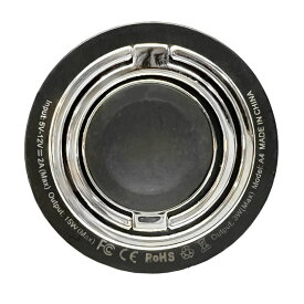 秋葉館セレクト 3in1 Magsafe Double Ring Stand Charger Black [MAG-3MCDRS-BK]