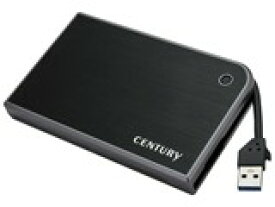 CENTURY MOBILE BOX USB3.0接続 SATA6G 2.5インチ HDD/SSDケース ブラック＆グレー [CMB25U3BK6G]