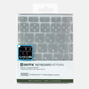 BEFiNE 2018 Macbook Air 13C` Touch IDΉ Vo[ L[{[hJo[ KeyskiniL[XLj [BF16055]