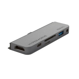 Hyper Drive iPad Pro 6-in-1 USB-C Hub スペースグレイ [HP16177]