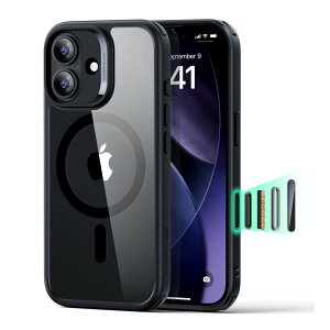 ESR Classic MagSafe�Ή��N���A�P�[�X for iPhone 17 �N���A�u���b�N [ES27888i17]