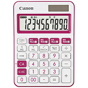Canon(キヤノン) カラフル電卓(10桁) ミニ卓上 LS-105WUC-PK LS105WUCPKSOB