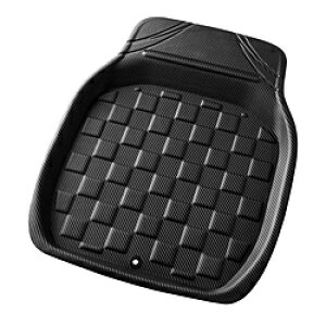 BONFORM 6454-01BK バケットマット 3Dカーボンマット 48×62cm フロント用1枚入り カラー:ブラック 軽・普通車用 645401BK