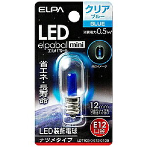 ELPA LED�����d�� �uLED�G���p�{�[��mini�v�i�i�c�����`�E0.5W�^�F�E����E12�j�@LDT1CB-G-E12-G108 LDT1CBGE12G108