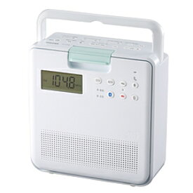TOSHIBA(東芝) コンパクト防水型SD／CDラジオ TY-CB100(W) TYCB100W [振込不可]