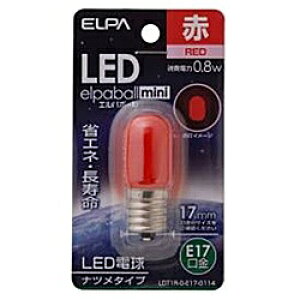 ELPA LED�d�� �u�i�c���`�v�i�ԐF�E����E17�j�@LDT1R-G-E17-G114 LDT1RGE17G114