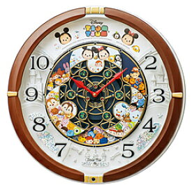 SEIKO からくり掛け時計「Disney Time（ディズニータイム）」　FW588B 茶メタリック FW588B