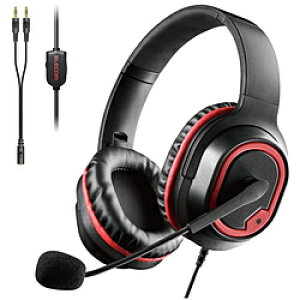 ELECOM(�G���R��) �Q�[�~���O�w�b�h�Z�b�g/�I�[�o�[�w�b�h/�u���b�N HS-G30BK PS5�Ή� HSG30BK