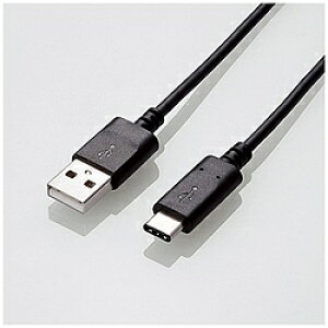 ELECOM(GR) 0.5mmUSB-C  USB-An2.0P[u [dE]@ubN@U2C-AC05NBK U2CAC05NBK y864z