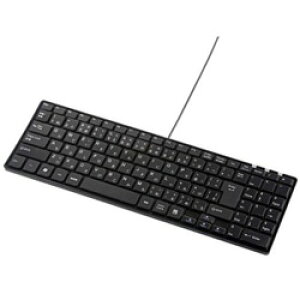 SANWA SUPPLY(�T�����T�v���C) �L���L�[�{�[�h�mUSB 1.5m�EWin�n�@�É��X���� �i102�L�[�E�u���b�N�j�@SKB-SL19BK SKBSL19BK