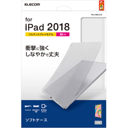 ELECOM 贈り物 エレコム iPad Pro 11インチ 2018年モデル クリア ソフトケース TBA18MUCCR TB-A18MUCCR 与え 振込不可