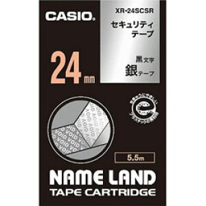 CASIO(�J�V�I) �l�[�������h�e�[�v�iNAME LAND�j�@�Z�L�����e�B�e�[�v�@�i��/������/24mm���j XR24SCSR