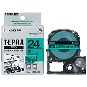 �L���O�W�� �e�v�� ���ꂢ�ɂ͂����郉�x���e�[�v �i�΃e�[�v�^�������^24mm���j SC24GE SC24GE [�U���s��]