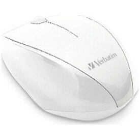 VERBATIMJAPAN ワイヤレスBlueLEDマウス ［2.4GHz・USB］ （3ボタン・ホワイト）　MUSWBLWV3 MUSWBLWV3