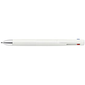 ゼブラ 3C 多色ボールペン ブレン 白 B3A88-W ［0.7mm］ B3A88W