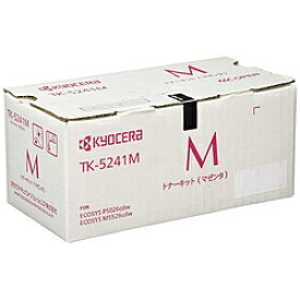 KYOCERA(京セラ) TK-5241M 純正トナー ECOSYS M5526cdw／ECOSYS P5026cdw用 マゼンタ TK5241M 【864】