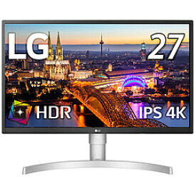 LG(エルジー) 27UL550-W　27型ワイド 4K対応液晶ディスプレイ HDR10対応 [3840×2160/IPS/DisplayPort・HDMI×2] AMD RADEON FreeSync テクノロジー 27UL550W [振込不可] [代引不可]
