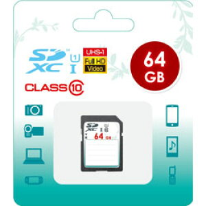 \t}bv 64GBEUHS Speed Class1iClass10jΉ SDXCJ[h SD-UHS1-64GB 64GBSDU1