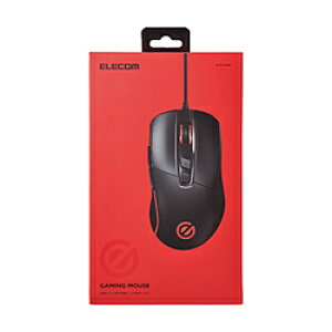 ELECOM(�G���R��) M-G01URBK�@�L�����w���Q�[�~���O�}�E�X PS5�Ή� [USB/6200dpi/5�{�^��] �u���b�N MG01URBK
