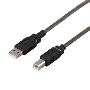 BUFFALO(�o�b�t�@���[�j USB2.0�P�[�u�� (A to B) �u���b�N�X�P���g�� 2m BCUAB220BS BCUAB220BS