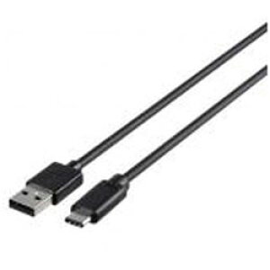BUFFALO(�o�b�t�@���[�j 1.0m�mUSB-C �� USB-A�n2.0�P�[�u�� �[�d�E�]���@�u���b�N�@BSUAC210BK BSUAC210BK