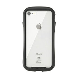 HAMEE ［iPhone 8/7専用］iFace Reflectionハイブリッドガラスケース（ブラック） 41-907108