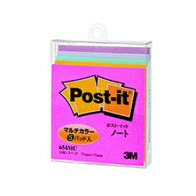 3Mジャパン ノートマルチカラー Post-it(ポスト・イット) 混色 654MC 654MC