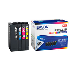 EPSON(エプソン) 【純正】 IB07CL4B 純正プリンターインク 4色パック大容量インク IB07CL4B インクカートリッジ