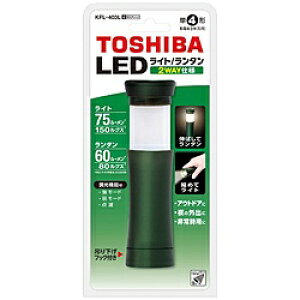 TOSHIBA(����) ���C�g�@�\�t�������^�� �i75lm�j�@KFL-403L-G ���X�O���[�� KFL403LG