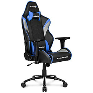 �y���������z AKRACING OVERTURE-BLUE �Q�[�~���O�`�F�A [�V�[�g W390xD525xH1290�`1365mm] Overture �u���[ OVERTUREBLUE