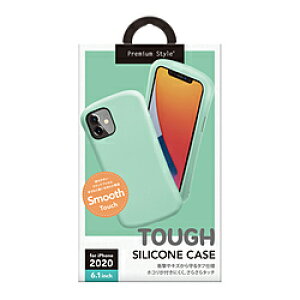 PGA iPhone 12/12 Pro 6.1インチ対応シリコンタフケース ミントグリーン Premium Style ミントグリーン PG-20GSC08GR PG20GSC08GR