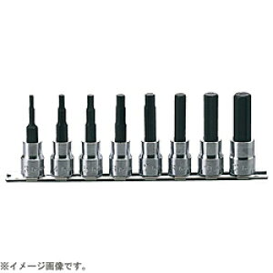 �R���H�ƌ����� RS3010A/8-L50 3/8�C���` (9.5mm) �w�b�N�X�r�b�g�\�P�b�g ���[���Z�b�g �S��50mm 8pc RS3010A8L50