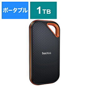 SanDisk(サンディスク) SDSSDE81-1T00-J25 外付けSSD USB-C＋USB-A接続 エクストリームプロ [ポータブル型 /1TB]